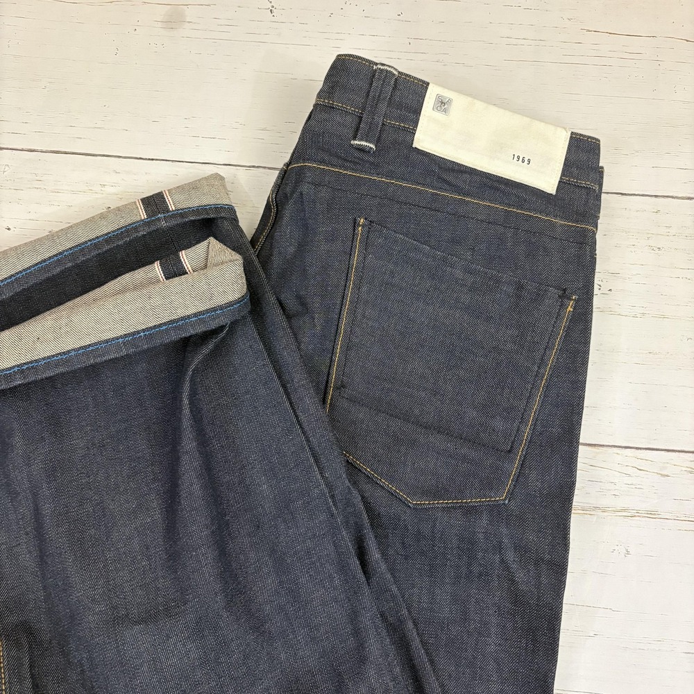 Gap 1969 Gough Jeans Japanese Kaihara Selvedge  Mens 40x34 (42X33)